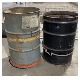 2 - Steel 55 Gallon Drums