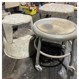 Rolling and Stationary Stools