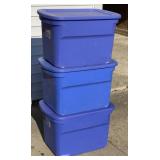 3 - Storage Totes with Lids