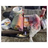 Large Lot of Solo Cups, Paper Plates