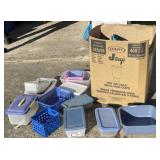 Large Lot Small Totes/Storage Containers