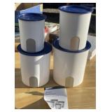 New 4 pc Tupperware Canister Set