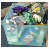 Tote Full of Cleaners