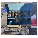 Vintage Tackle Box, High Carbon Knife