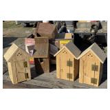 Lot of Bird and Outhouses