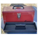 Steel Toolbox with Plastic Tray