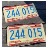 Illinois Bicentennial License Plates
