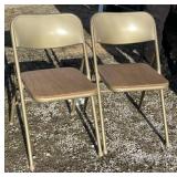2 - Steel Folding Chairs