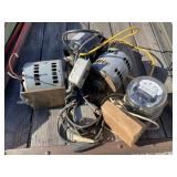 Electric Meter & 3 Electric Motors