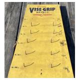 Vise Grip Advertising Sales Board