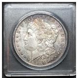 1885-O Morgan Silver Dollar Gem BU Fully Toned