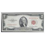 1953 $2 Red Seal Legal Tender High Grade Note