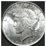 1923 Peace Silver Dollar Gem BU