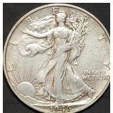 1946-S Walking Liberty Silver Half Dollar