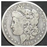 1886-O Morgan Silver Dollar
