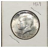 1969 Kennedy 40% Silver Half Dollar Gem BU