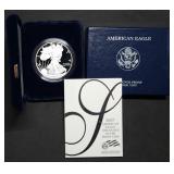 2007 W 1oz Proof Silver Eagle MIB