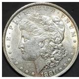 1881 Morgan Silver Dollar