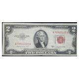 1953 B $2 Red Seal Legal Tender High Grade Note
