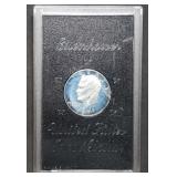 1971 S Proof Silver Ike Dollar in Holder