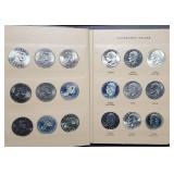 Complete 32-Coin Ike Dollar Album with 10 Silver