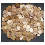 400 Nice Wheat Pennies from Estate Hoard