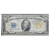 1934 A $10 North Africa Silver Certificate WW2