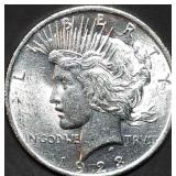 1923 Peace Silver Dollar Gem BU