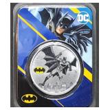 2024 Samoa 1oz .999 Silver Batman Coin Gem BU