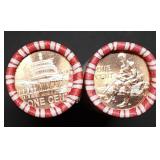 2009 Lincoln Bicentennial Penny 2 Gem BU Rolls