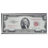1953 $2 Red Seal Legal Tender High Grade Note