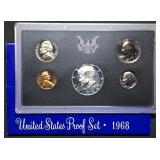 1968 US Mint Proof Set w/ Silver Kennedy