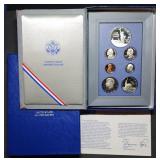 1986 US Mint Prestige Proof Set with Silver Dollar