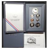 1991 US Mint Prestige Proof Set with Silver Dollar