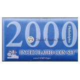2000 Philadelphia 10-Coin Mint Set in Envelope