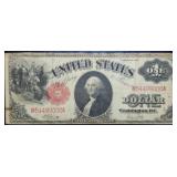 1917 $1 Legal Tender Horseblanket Banknote