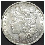 1891-O Morgan Silver Dollar