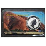 1993 Australia 1oz Silver Kookaburra Gem BU