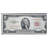 1953 A $2 Red Seal Legal Tender Nice Note