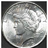 1923 Peace Silver Dollar Gem BU