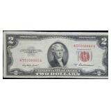 1953 A $2 Red Seal Legal Tender High Grade Note