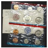 1969 US Double Mint Set w/ Silver Kennedy Half
