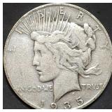 1935-S Peace Silver Dollar