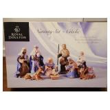 Royal Doulton 10pc Nativity Set New in Box