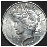 1923 Peace Silver Dollar Gem BU