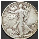 1943-S Walking Liberty Silver Half Dollar