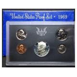 1969 US Mint Proof Set w/ Silver Kennedy