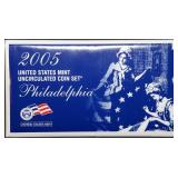 2005 Philadelphia 10-Coin Mint Set in Envelope