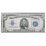 1934 D $5 Silver Certificate Crisp Uncirculated
