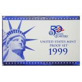 1999 US Mint Proof Set MIB